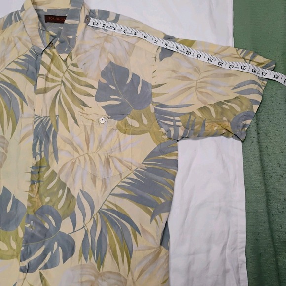 Tori Richard Men's XL Short Sleeve Shirt Hawaiian Palm Floral Print Multicolor - Picture 5 of 8